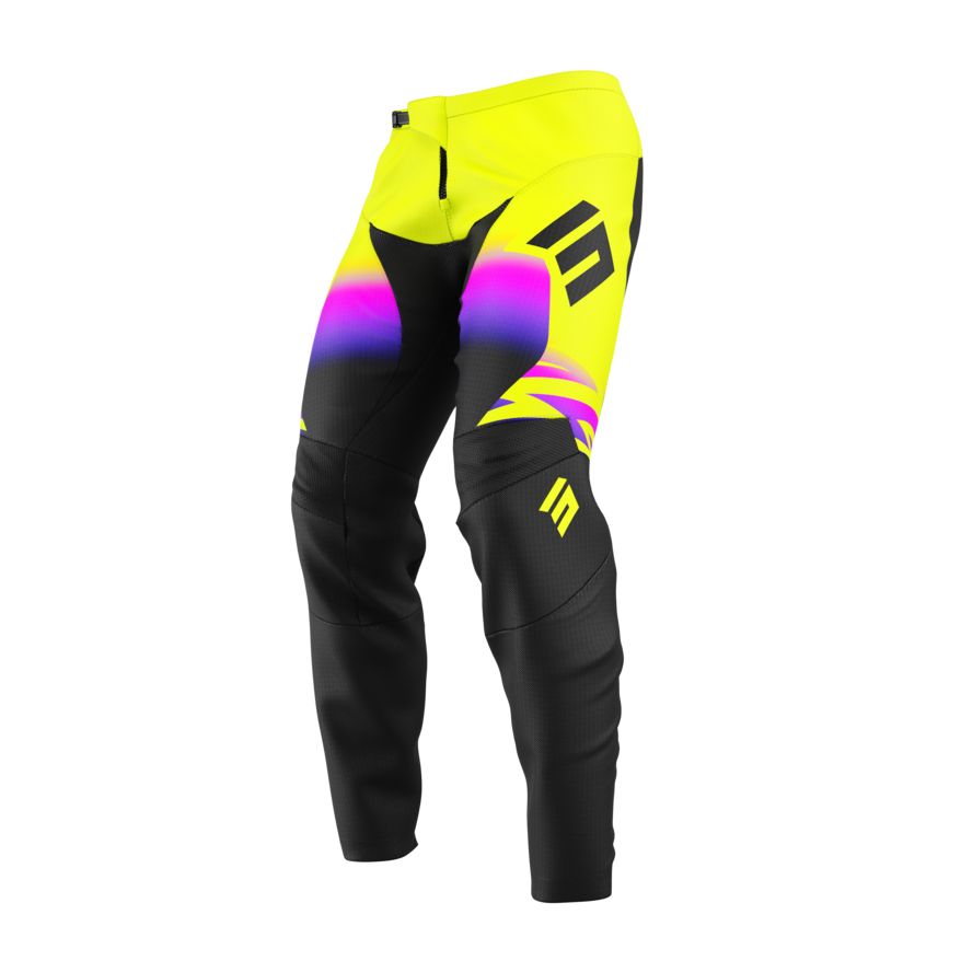 SHOT Pantalon cross Shot DEVO - X-TREM 2025 — noir et jaune