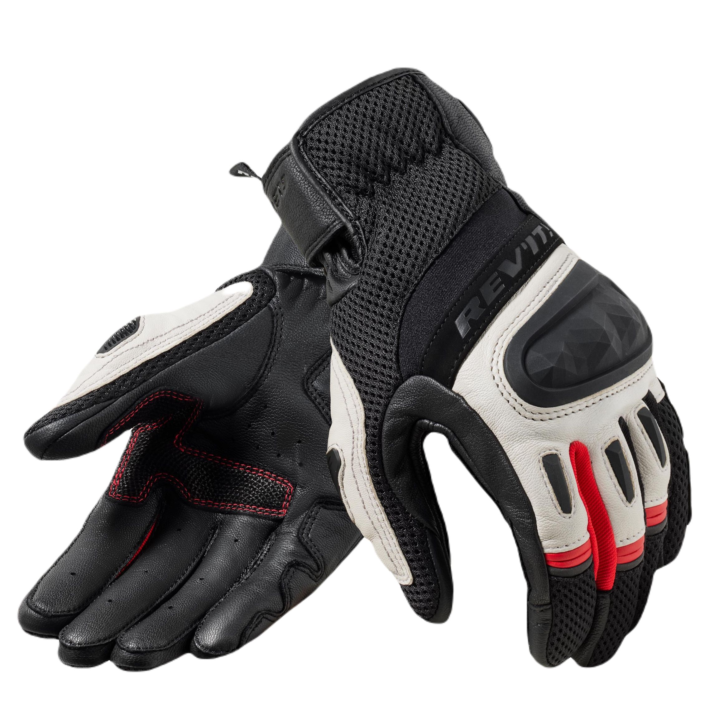 REVIT Gants Rev it DIRT 4 — noir et rouge