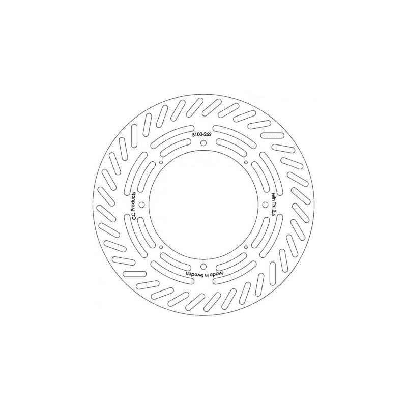 Disque de frein Rond CC Products DISQUE DE FREIN AVANT/ARRIERE (selon modèle)