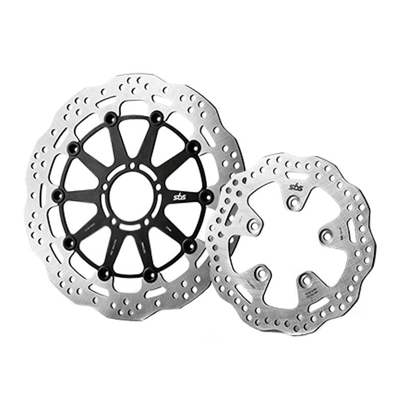 Disques Frein Vélo 160mm PERFETSELL - Lot De 2 Rotors Flottants Acier + 12 Vis - Compatible VTT, Route, BMX