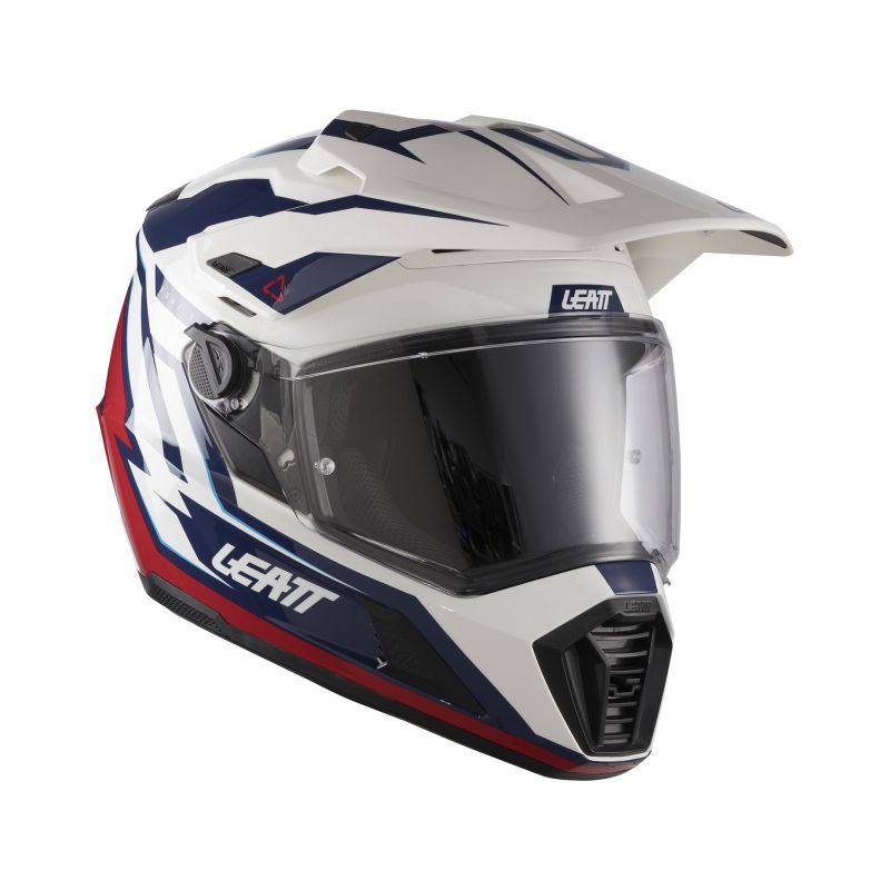 LEATT Casque intégral Leatt 7.5 avec masque 2.5 — bleu et rouge