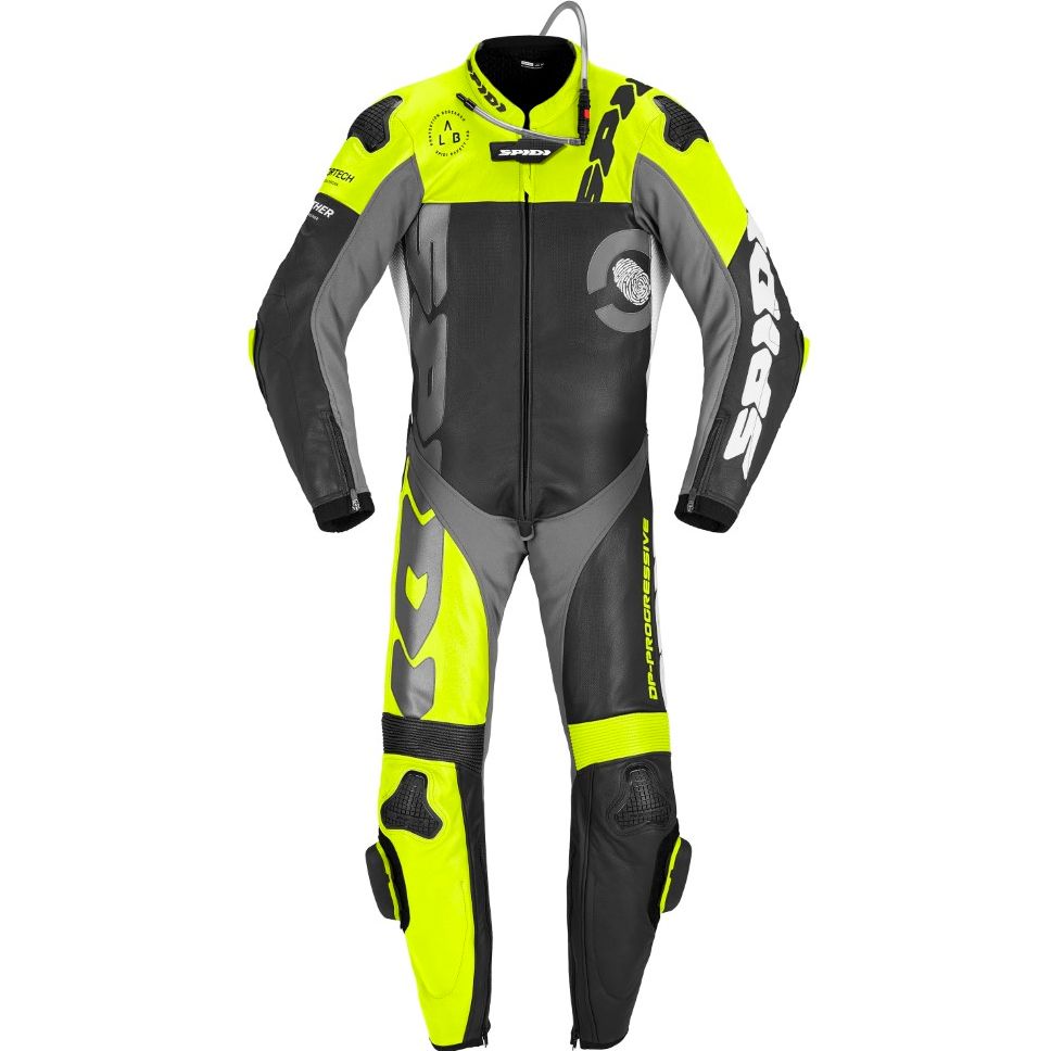 SPIDI Combinaison Spidi DP-PROGRESSIVE PERFORATED PRO — noir et jaune