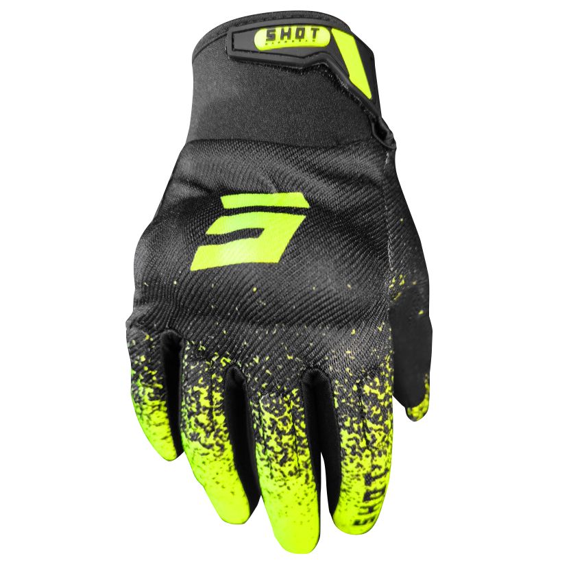 Gants Enduro Shot DRIFT EDGE - NEON YELLOW 2024