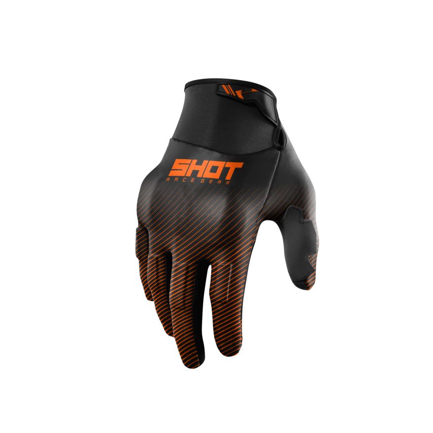 SHOT Gants Enduro Shot DRIFT - RIM 2025 — noir et orange