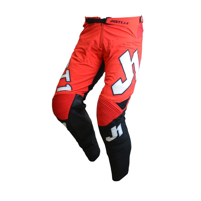 Image of Pantalon cross JUST1 J-FLEX ADRENALINE - RED/WHITE/BLACK 2021