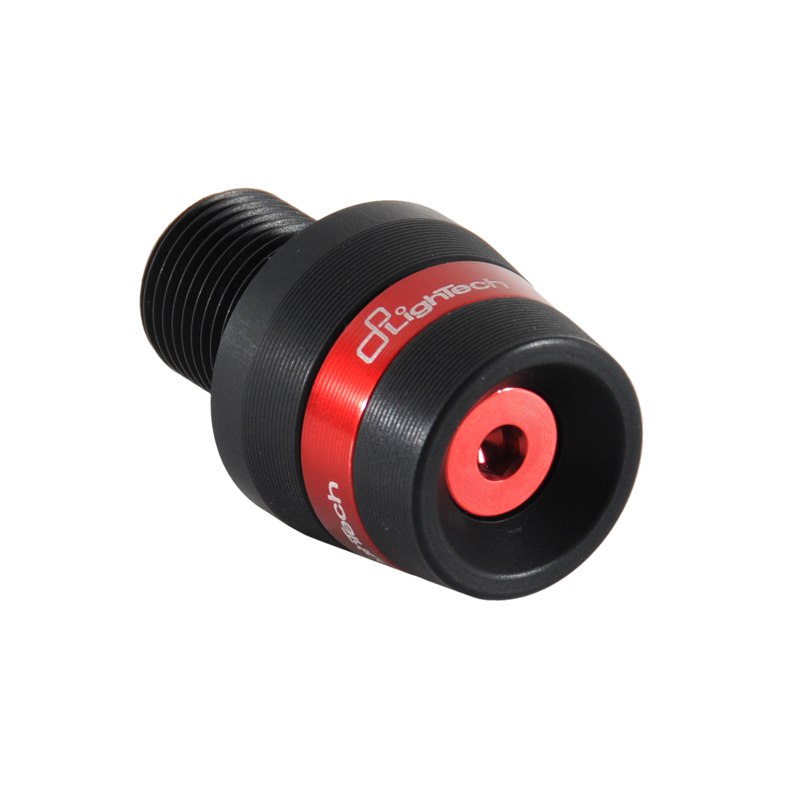 LIGHTECH Embouts de guidon LighTech Noir/Rouge — noir et rouge