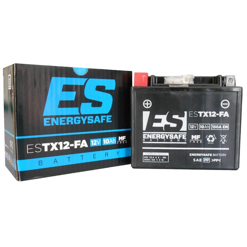 Batterie EnergySafe YTX12-BS (FA) ferme Type Acide Sans entretien/prête à l'emploi