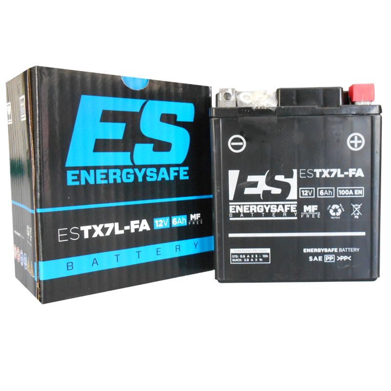 Image of Batterie EnergySafe YTX7L-BS (FA) ferme Type Acide Sans entretien/prête à l'emploi