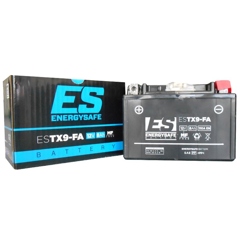Image of Batterie EnergySafe YTX9-BS (FA) ferme Type Acide Sans entretien/prête à l'emploi