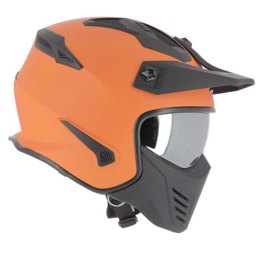 Casque jet homologu/é Coque en polycarbonate Casque de moto jet Elektron Matt black M Casque jet 4 en 1 Astone Helmets