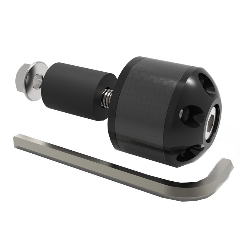 OXFORD Embouts de guidon Oxford CarbEnds 1 (22 mm) — noir