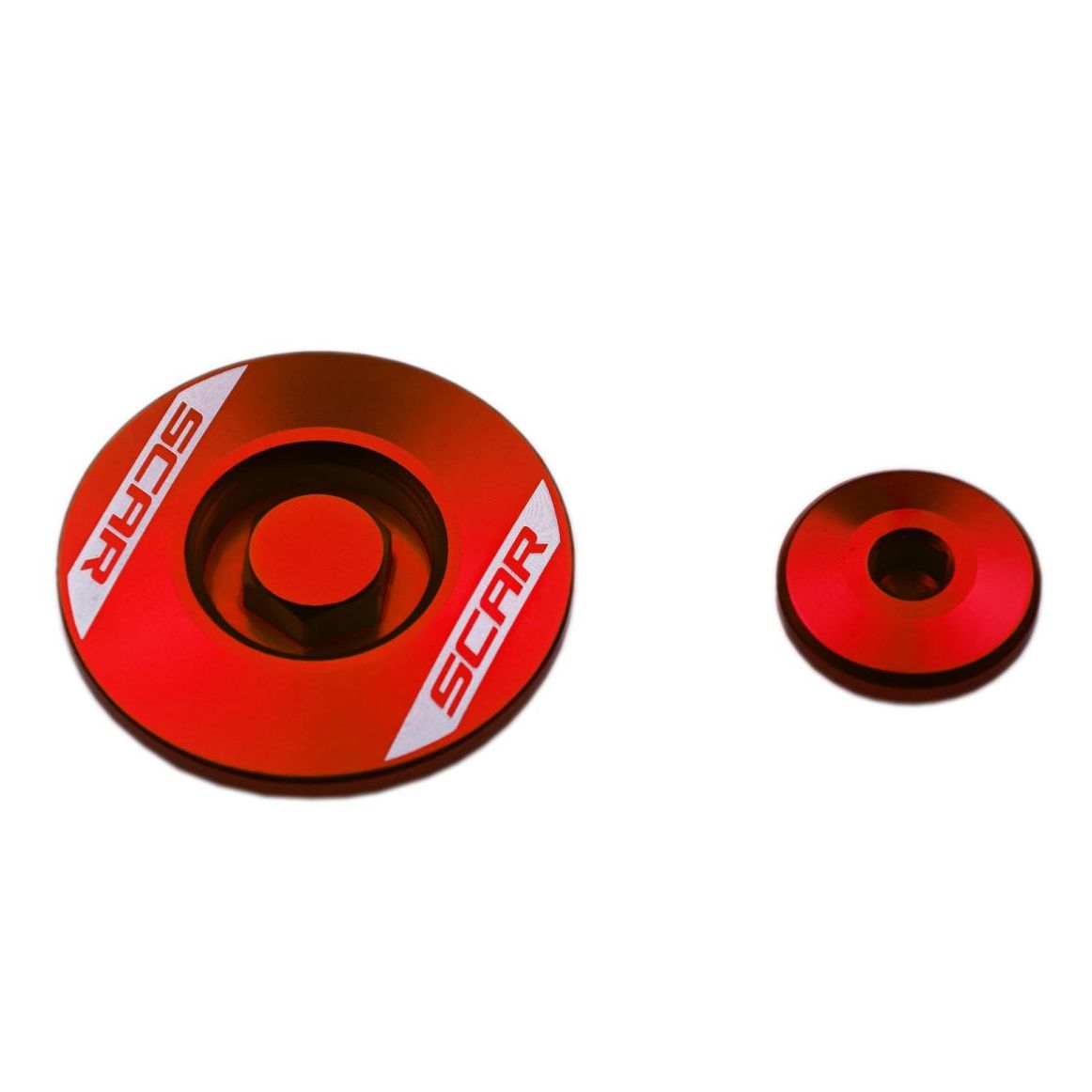 SCAR Bouchon de carter moteur Scar — rouge