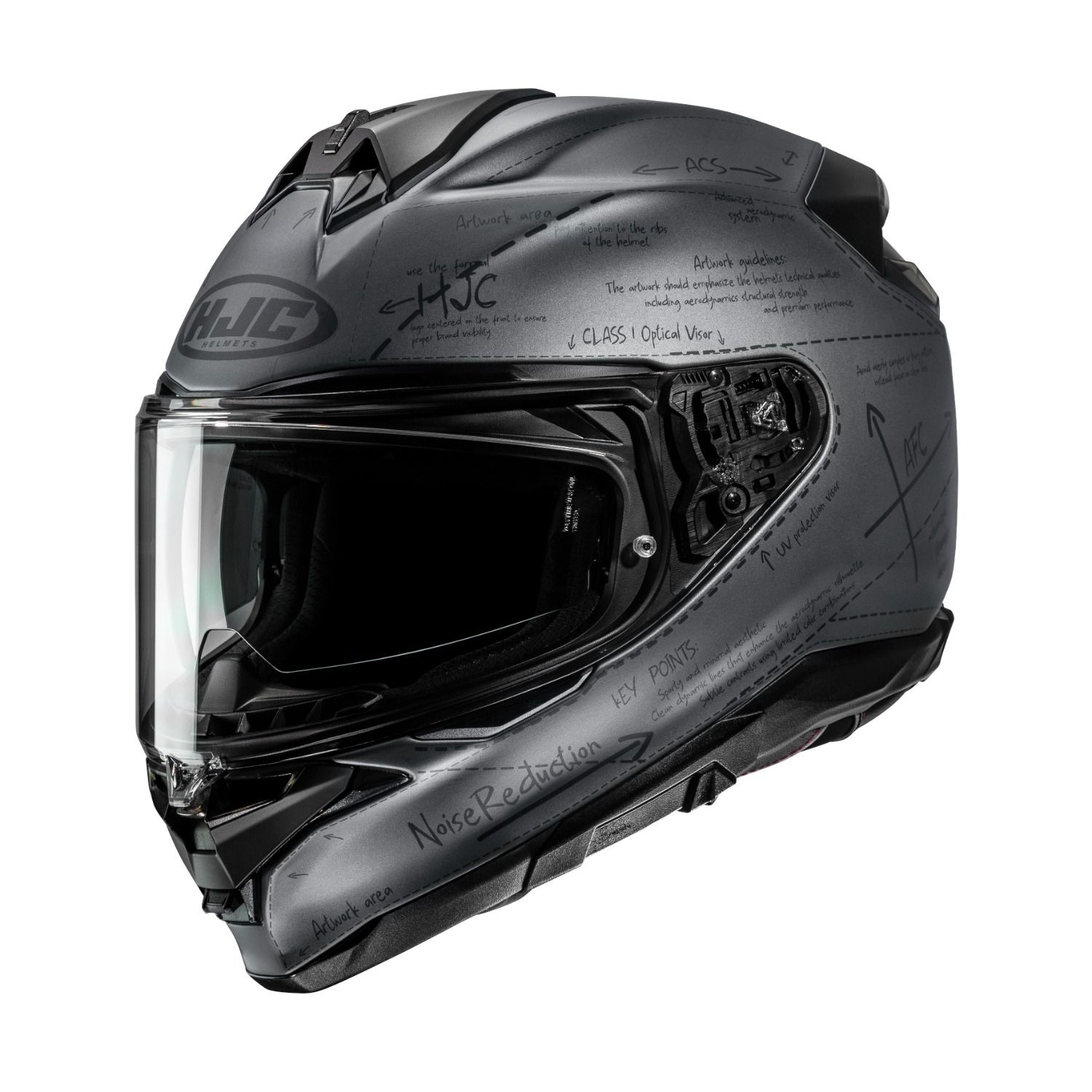 Casque intégral HJC F72 - ODYSSEA MAT