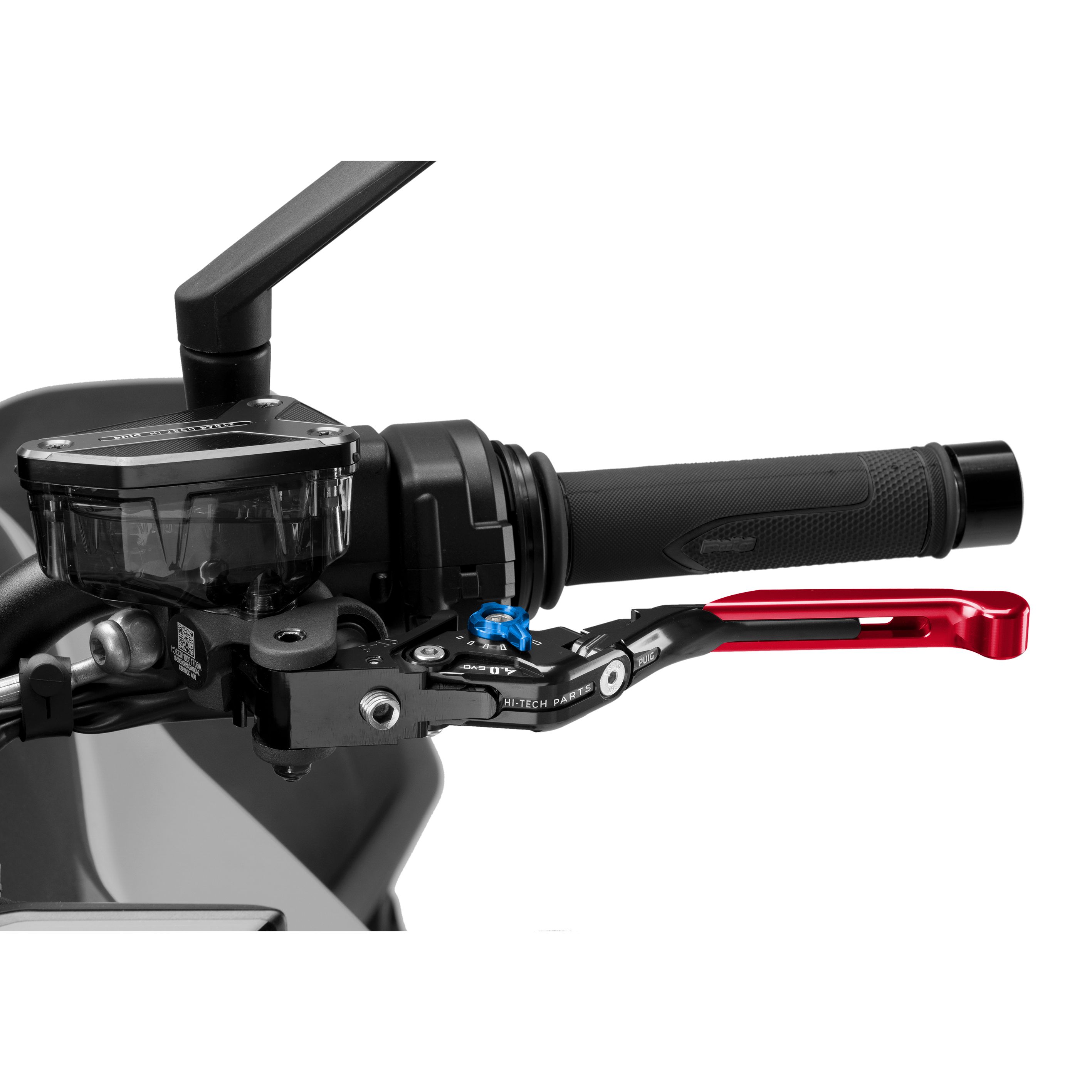 Levier d'embrayage Puig rabattable extensible 4.0 Rouge