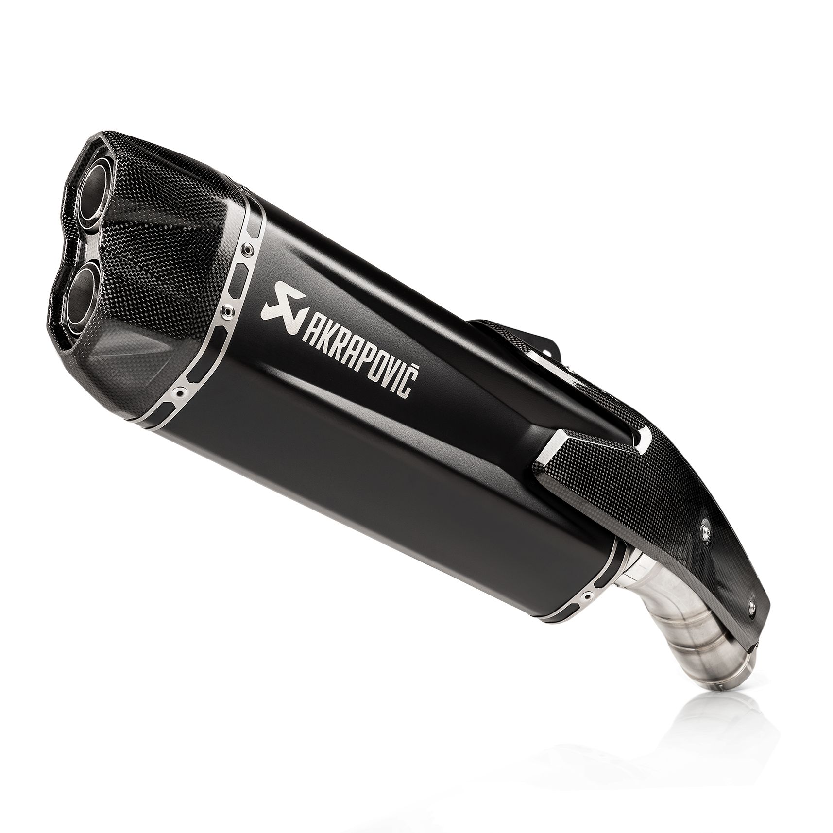 Silencieux Akrapovic Titane noir embout Carbone