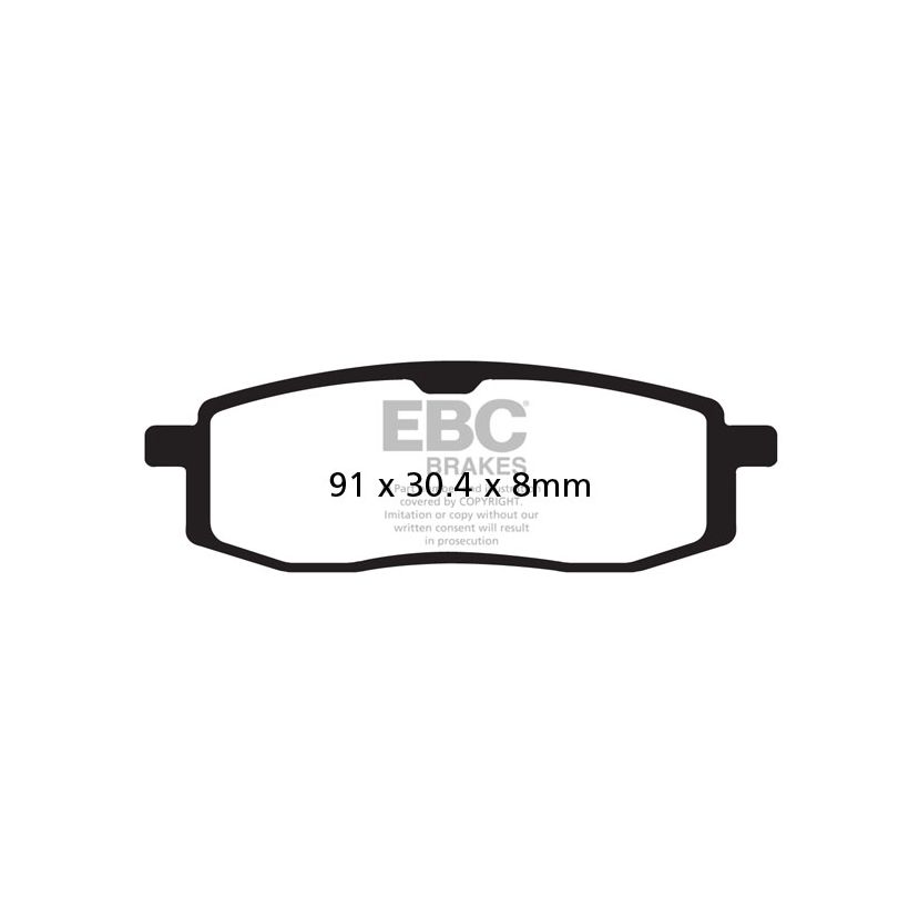Plaquettes de freins EBC Sinter Métal Fritté avant