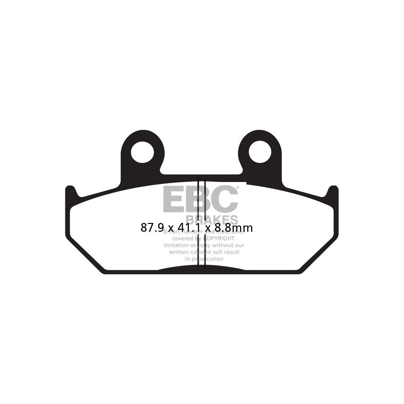Plaquettes de freins EBC Sinter Métal Fritté avant