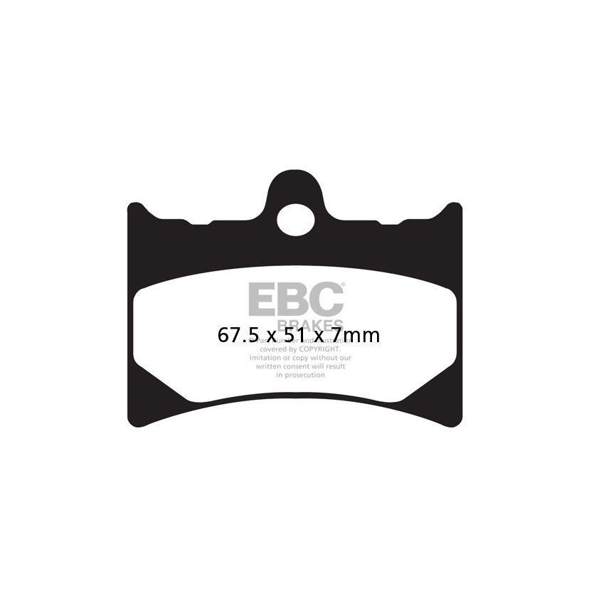 Plaquettes de freins EBC Sinter Métal Fritté avant