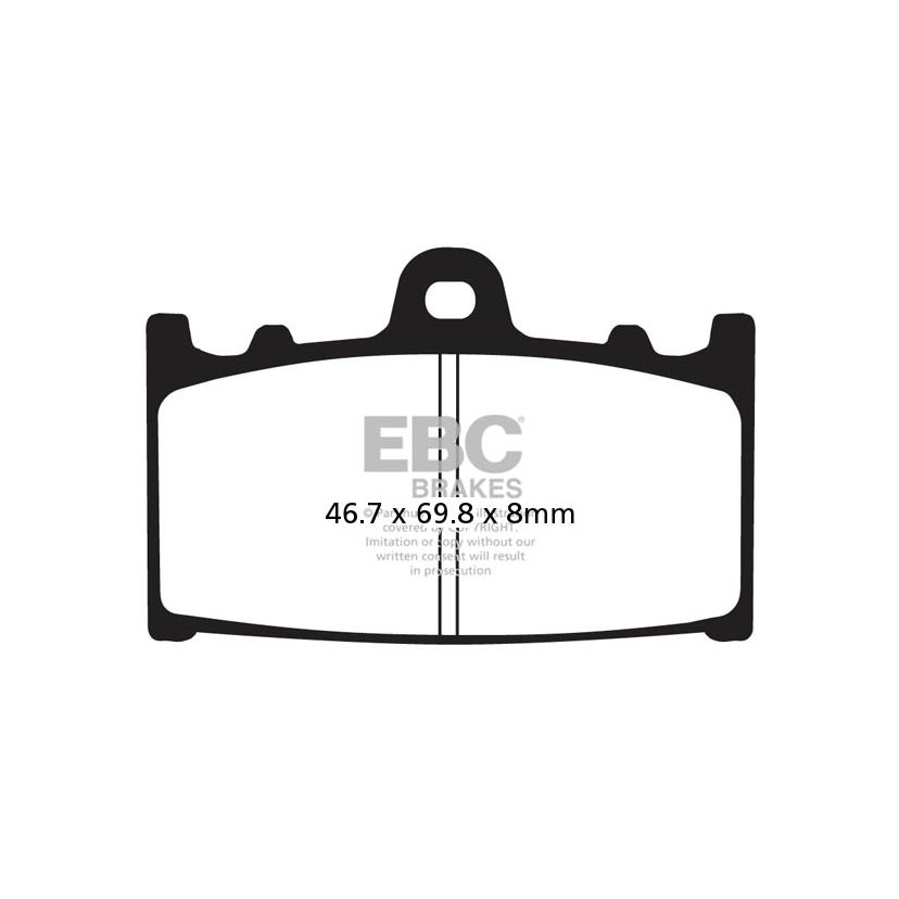 Plaquettes de freins EBC Sinter Métal Fritté avant