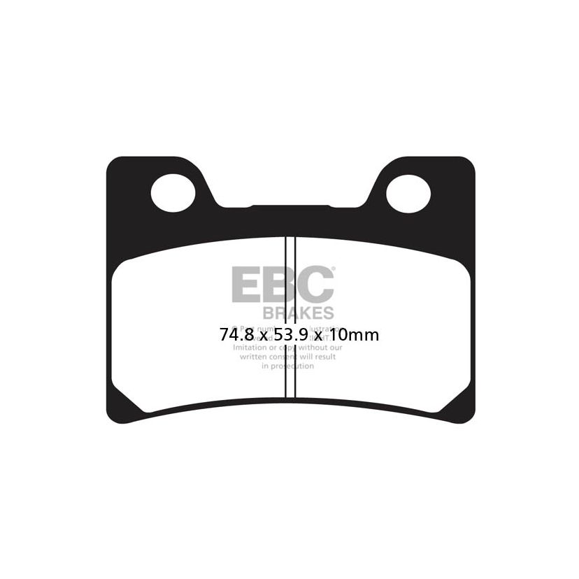 Plaquettes de freins EBC Sinter Métal Fritté avant