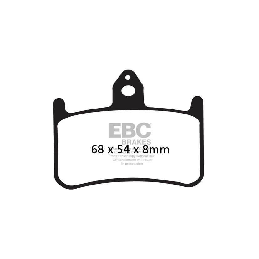 Plaquettes de freins EBC Sinter Métal Fritté avant
