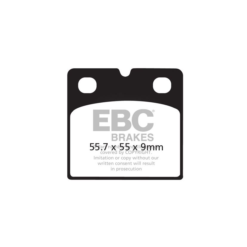 Image of Plaquettes de freins EBC Sinter Métal Fritté avant/arrière (selon modèle)