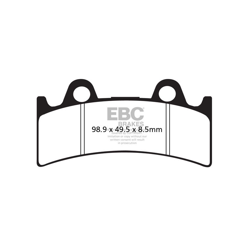 Plaquettes de freins EBC Sinter Métal Fritté avant