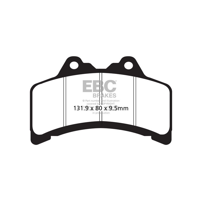 Plaquettes de freins EBC Organique avant
