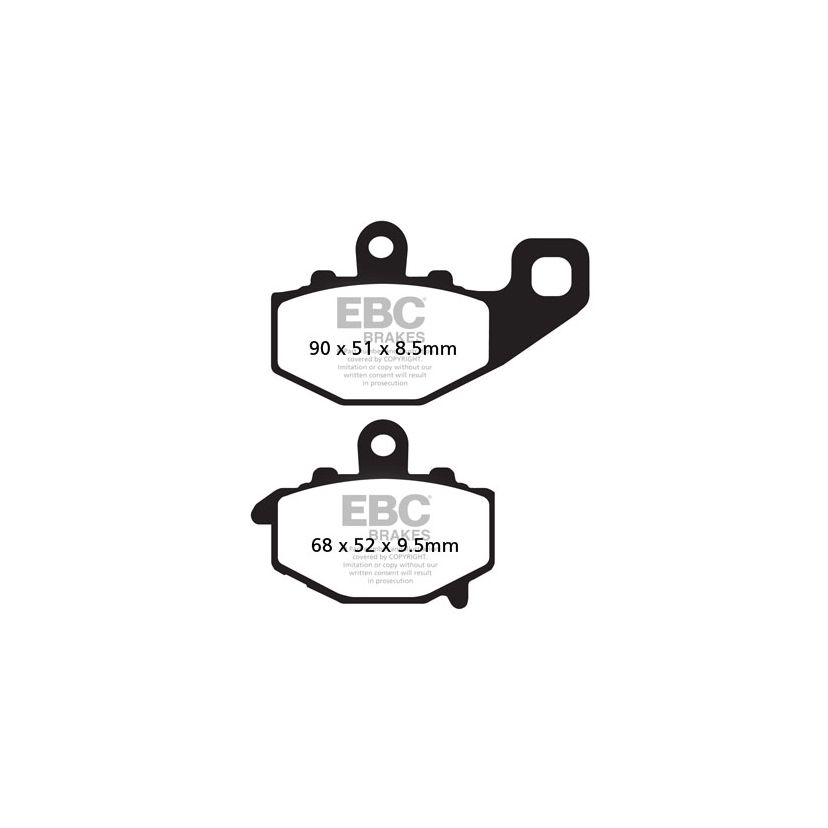 Plaquettes de freins EBC Sinter Métal Fritté arrière