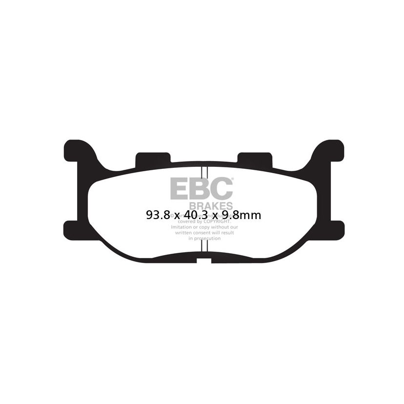 Plaquettes de freins EBC Sinter Métal Fritté avant