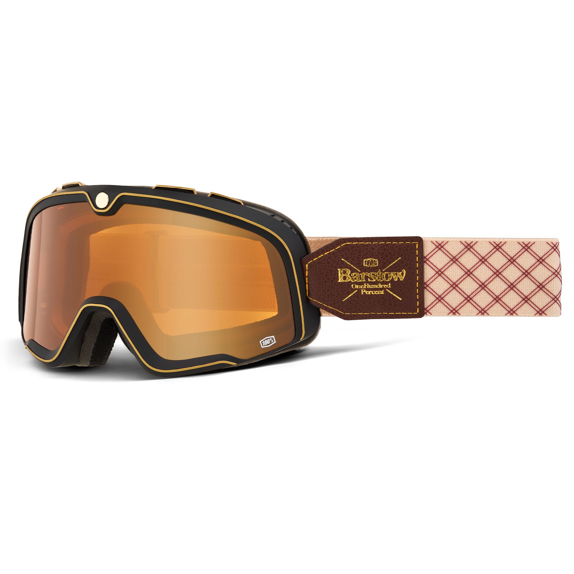 Image of Lunettes moto 100% BARSTOW Solace - Persimmon