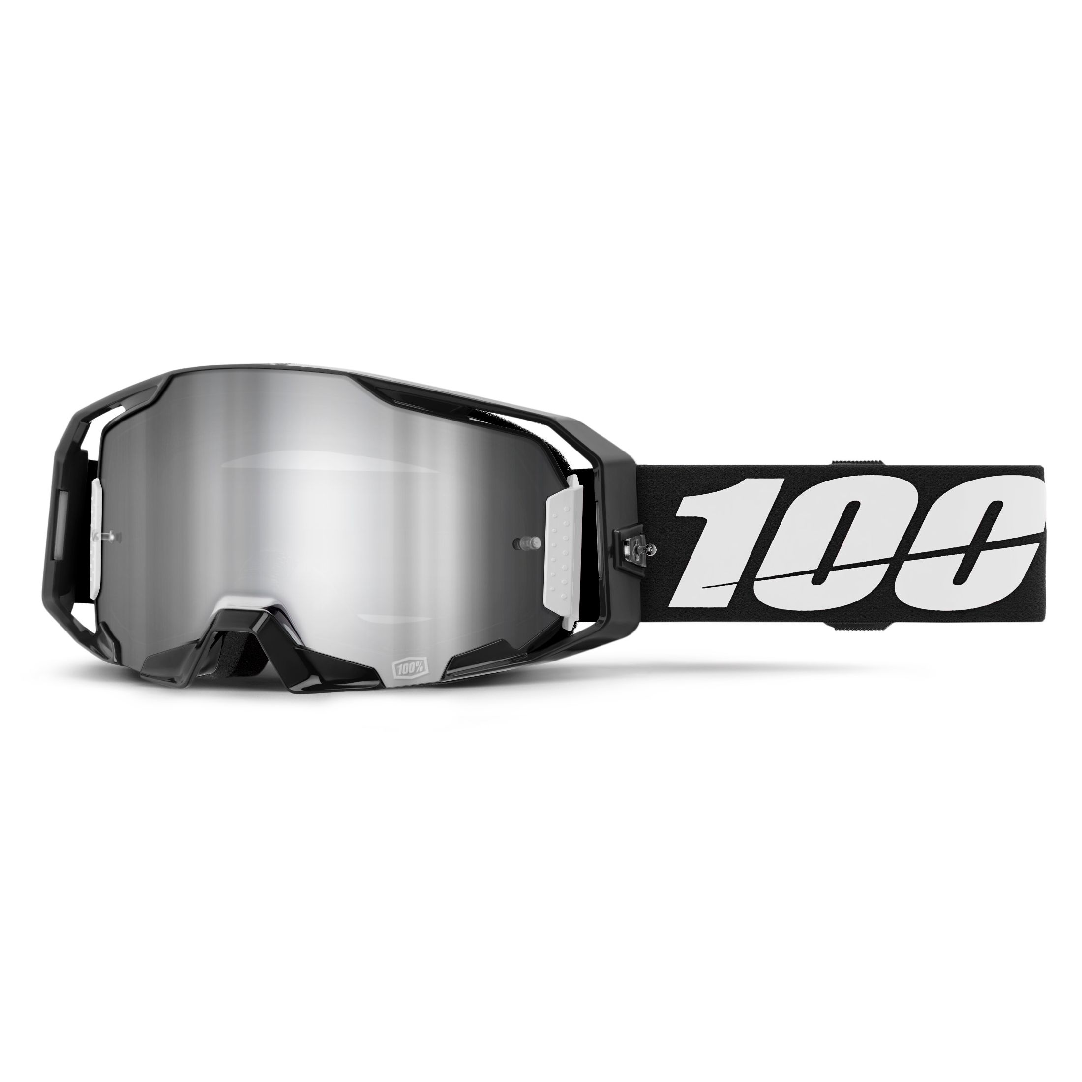 Masque cross 100% ARMATIC - Ecran Mirror Silver Flash 2025