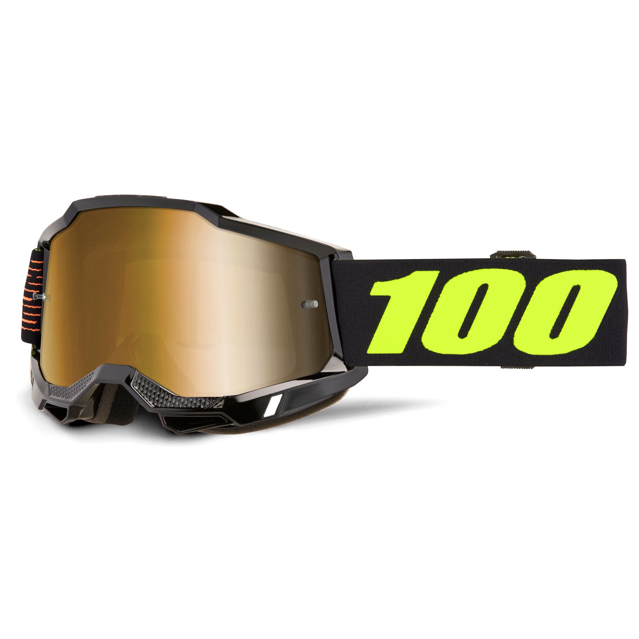 Masque cross 100% ACCURI 2 FAIRBANKS - Ecran Mirror True Gold 2026