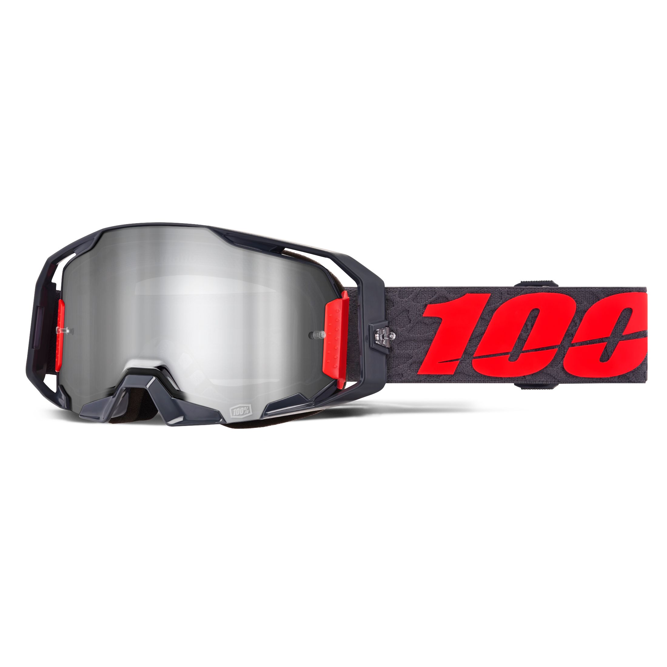 Masque cross 100% ARMATIC TURO - Ecran Mirror Silver 2026