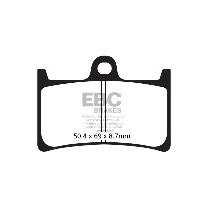 Plaquettes de freins EBC Sinter Métal Fritté avant