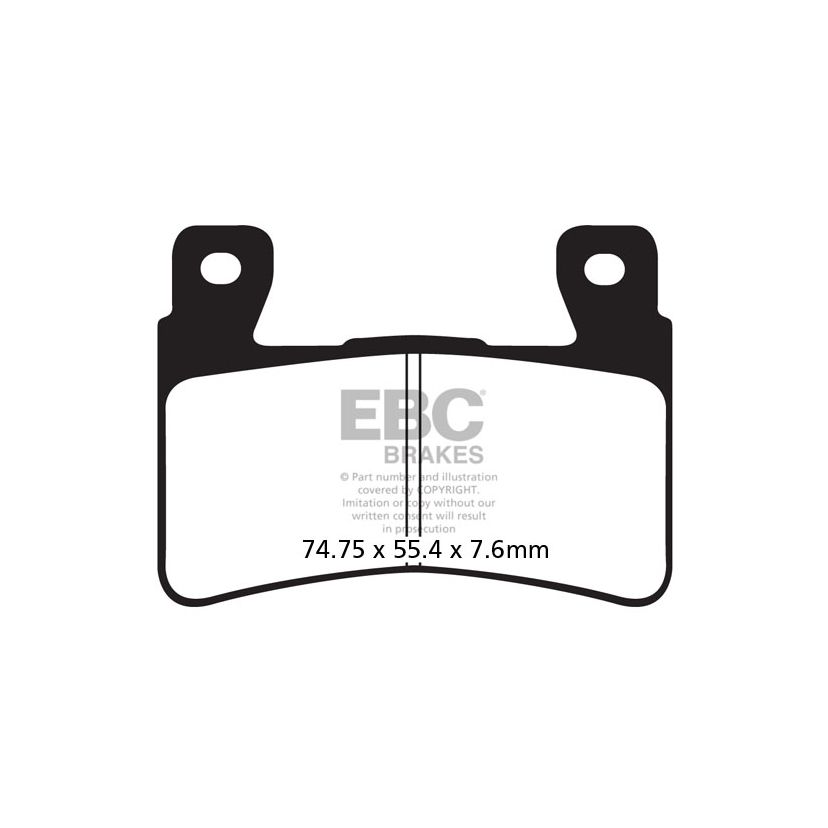 Plaquettes de freins EBC Sinter Métal Fritté avant