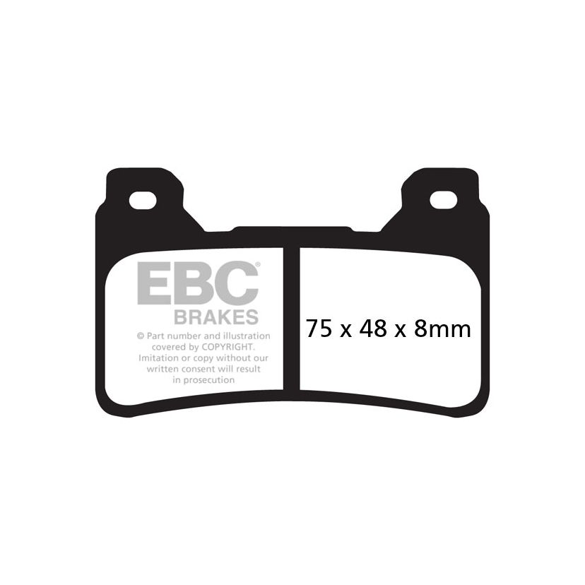 Plaquettes de freins EBC Sinter Métal Fritté avant