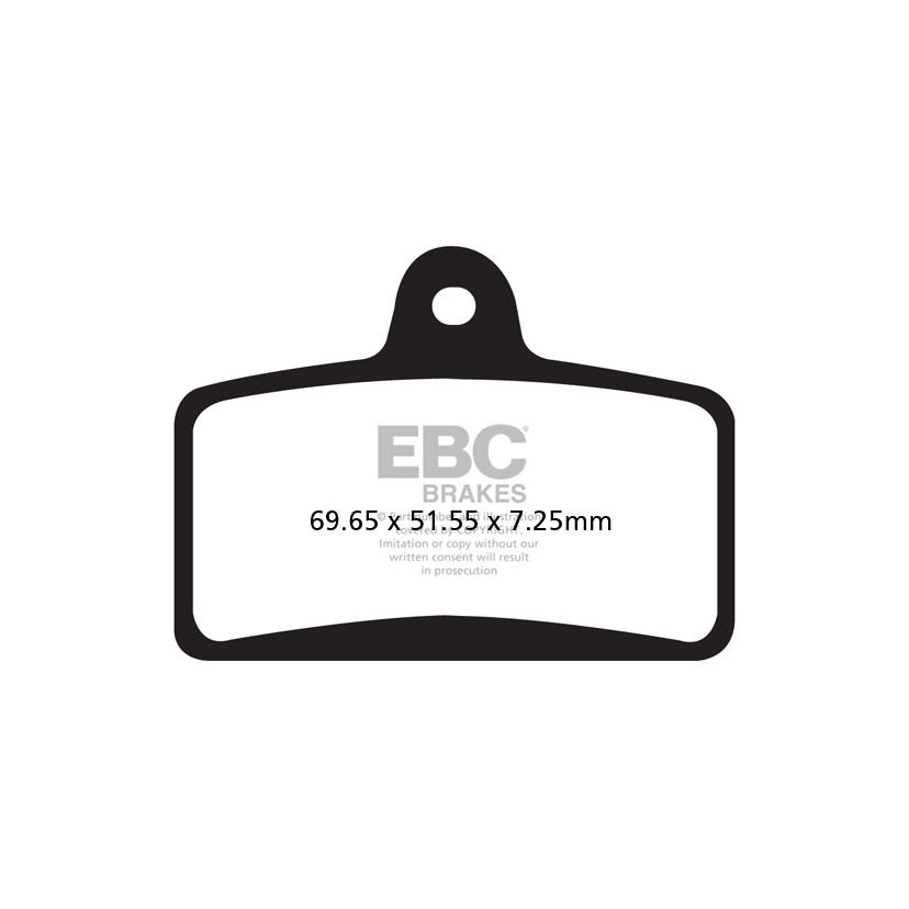 Plaquettes de freins EBC Organique avant