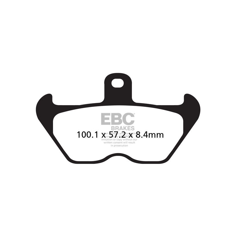 Plaquettes de freins EBC Organique avant