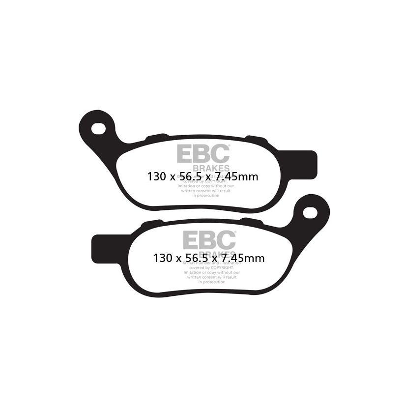 Plaquettes de freins EBC Sinter Métal Fritté Arrière