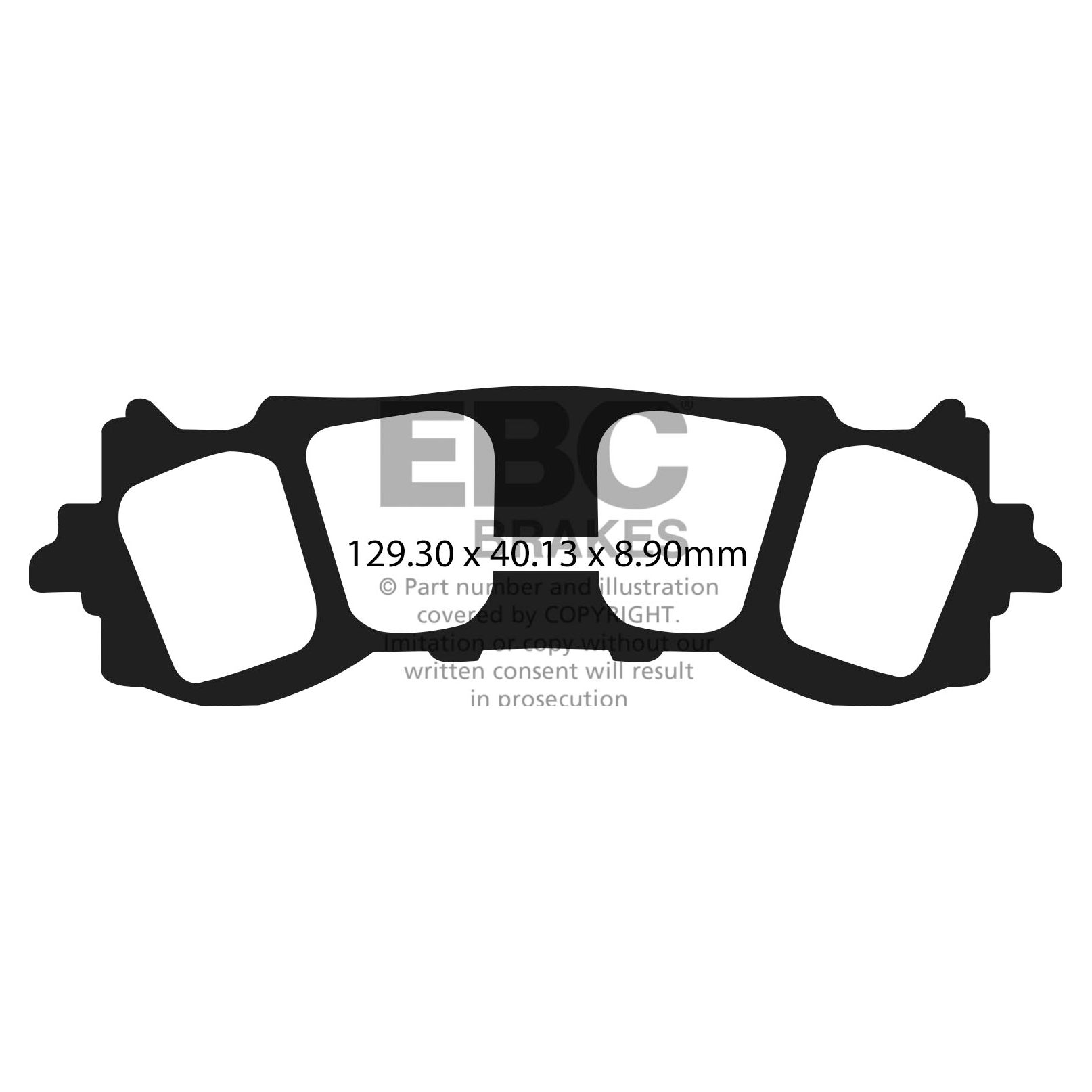 Plaquettes de freins EBC Sinter Métal Fritté avant