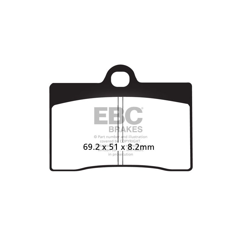 Plaquettes de freins EBC Sinter Métal Fritté avant