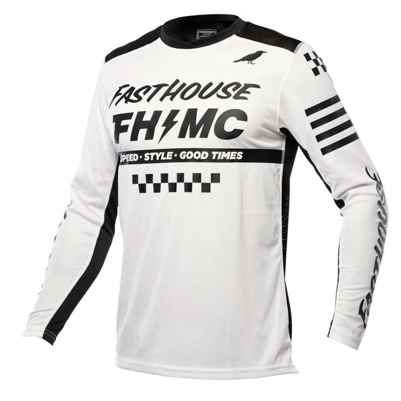 Image of Maillot cross FASTHOUSE A/C ELROD WHITE 2022