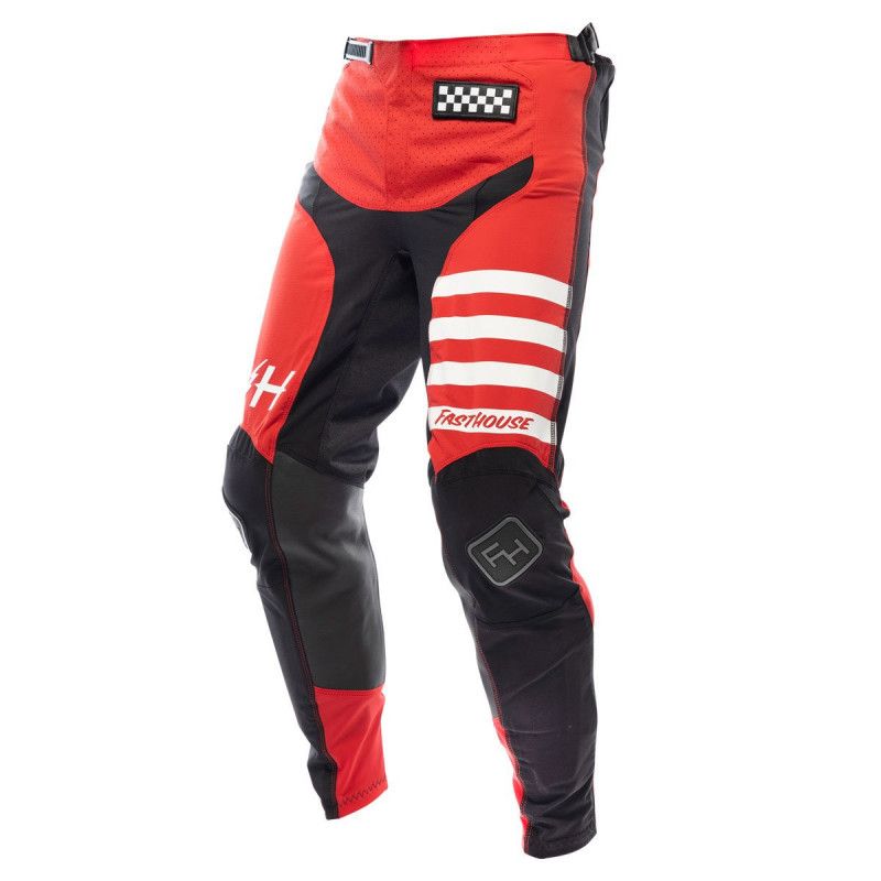 Image of Pantalon cross FASTHOUSE ELROD RED/BLACK 2022