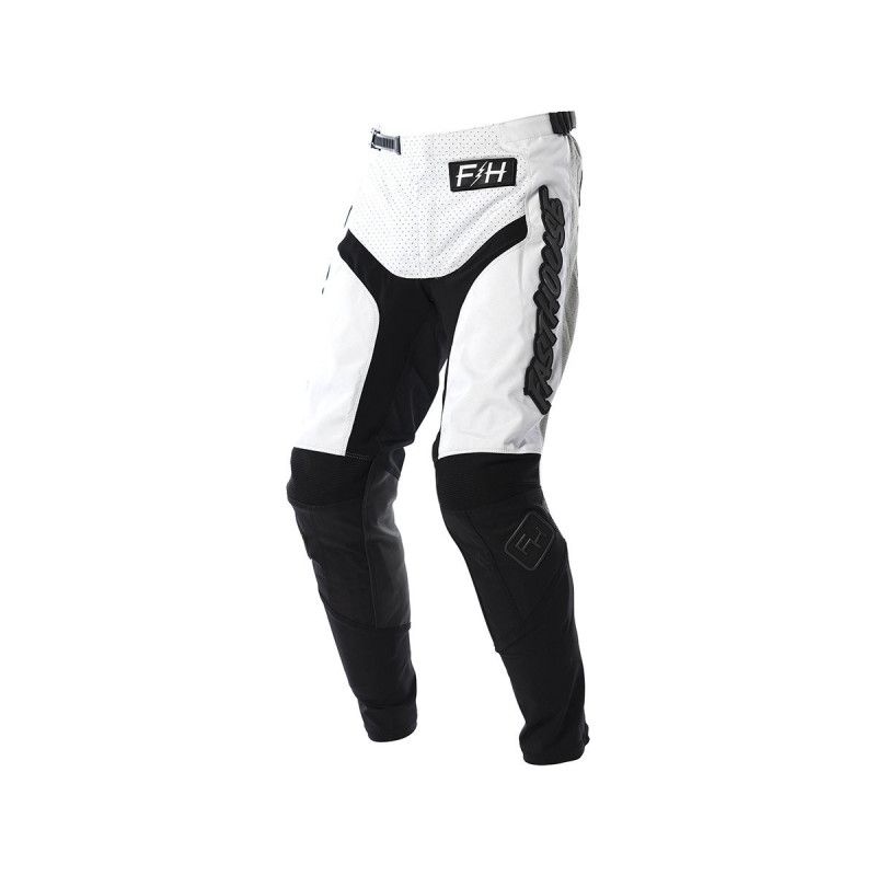 Image of Pantalon cross FASTHOUSE YOUTH GRINDHOUSE WHITE/BLACK
