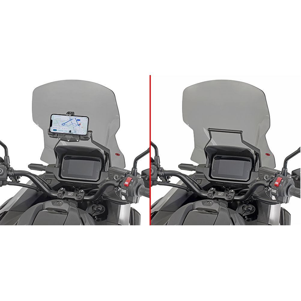 Barre de fixation guidon Givi Chassis pour support GPS