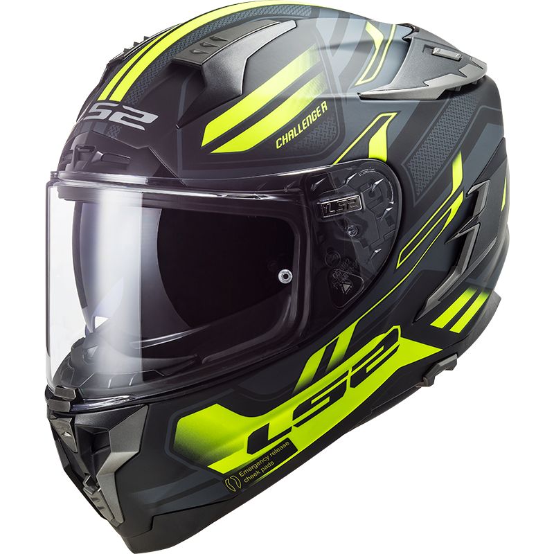 Image of Casque LS2 FF327 - CHALLENGER - SPIN