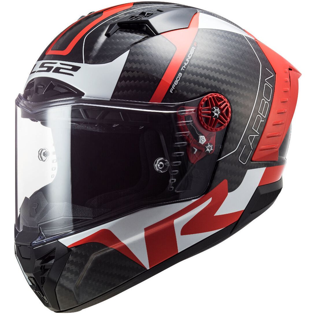 Image of Casque LS2 FF805 THUNDER CARBON - RACING 1