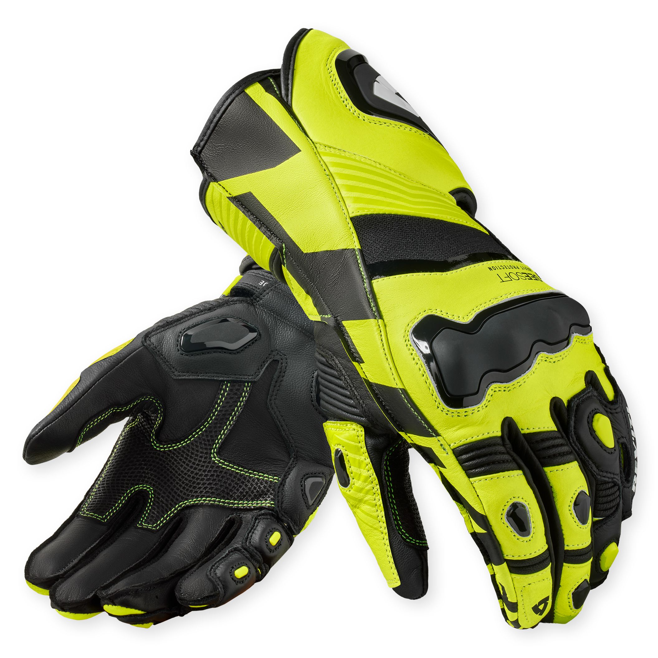 REVIT Gants Rev it JEREZ 4 — noir et jaune