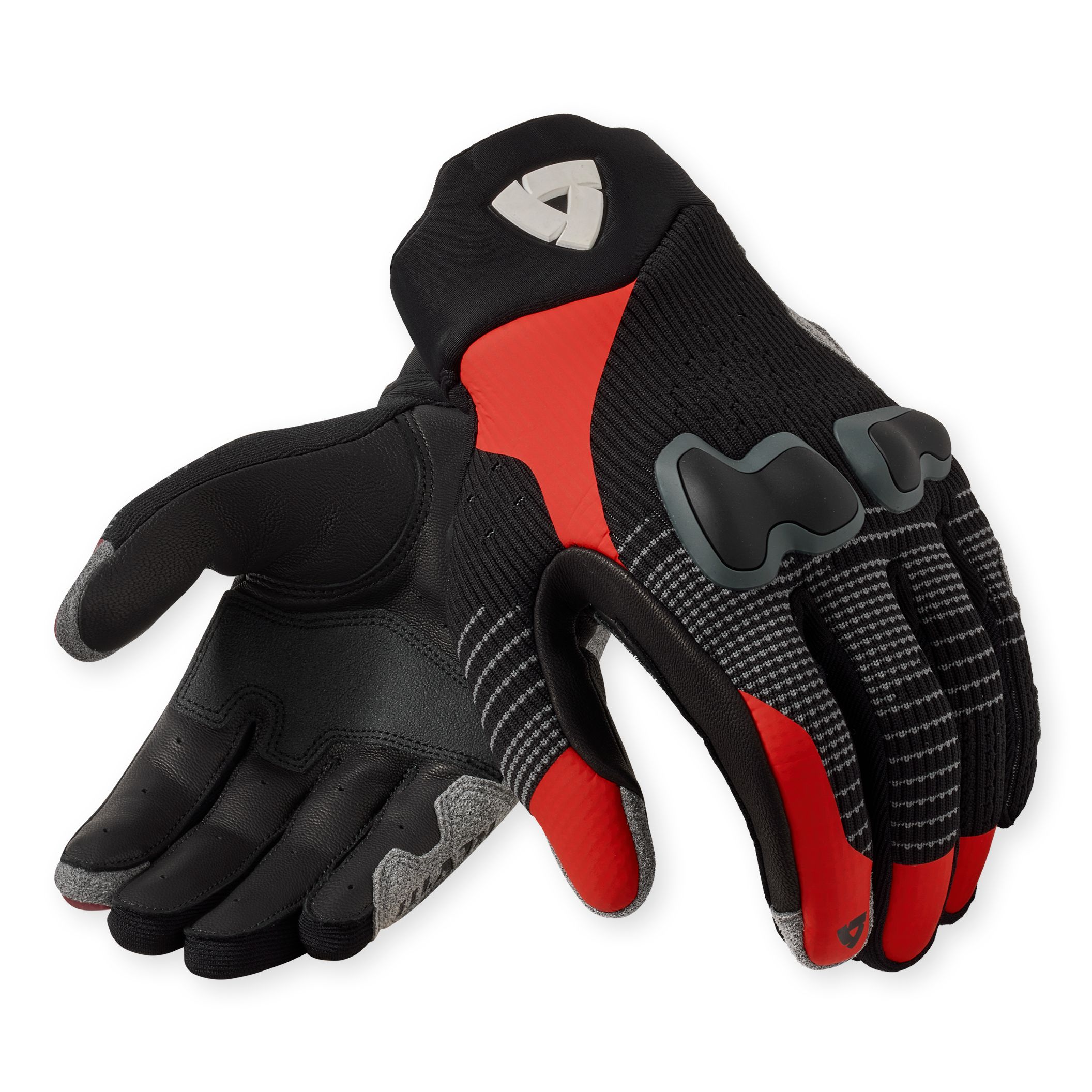REVIT Gants Rev it KINETIC 2 — noir et rouge